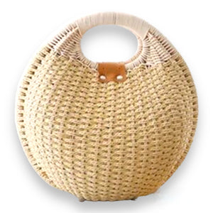 Round Rattan Hangbag ENVYTRENDY