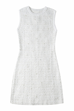 Knit Pearl Mini Dress ENVYTRENDY