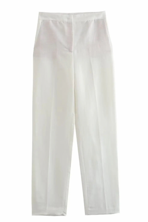 High waist linen Trousers ENVYTRENDY