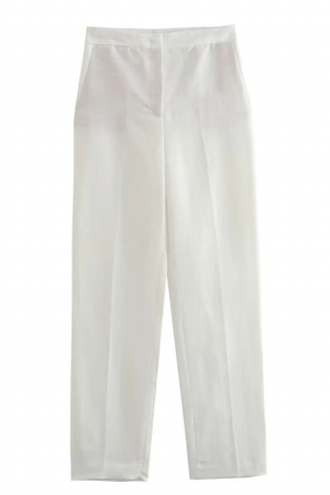 High waist linen Trousers ENVYTRENDY